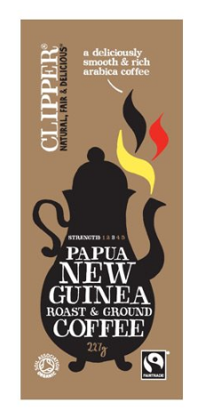 Billede af Kaffe Papua New Guinea malet Ø Clipper, 227 g. hos Ren-velvaereshop.dk