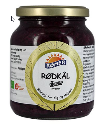Rødkål biodynamisk Ø, 350 g.