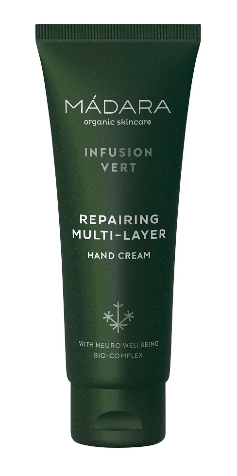 Se Madara Infusion Vert Repairing Multi-Layer Hand Cream (75 ml ) hos Ren-velvaereshop.dk