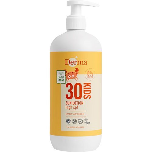 Derma Kids Sollotion Spf30 500 ml - REN velvære