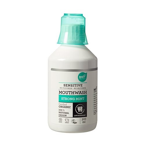 Urtekram Mundskyl Sensitiv Strong Mint 300ml