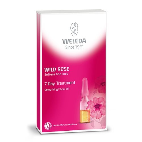 Se Weleda Wild Rose 7 Day Treatment Indh.: 7 stk.ampuller hos Ren-velvaereshop.dk