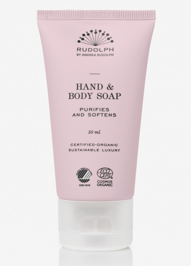 Se Rudolph Care Acai Hand & Body Soap, 50 ml. hos Ren-velvaereshop.dk