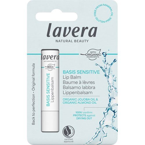 Lavera Læbepomade Basis Sensitiv Jojoba olie & almond olie Lavera, 4 g.