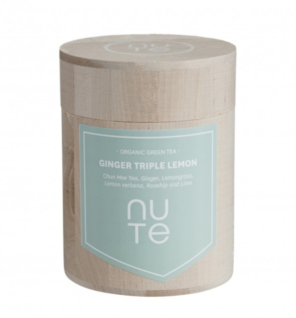Se NUTE Ginger Triple Lemon, 100 g. hos Ren-velvaereshop.dk