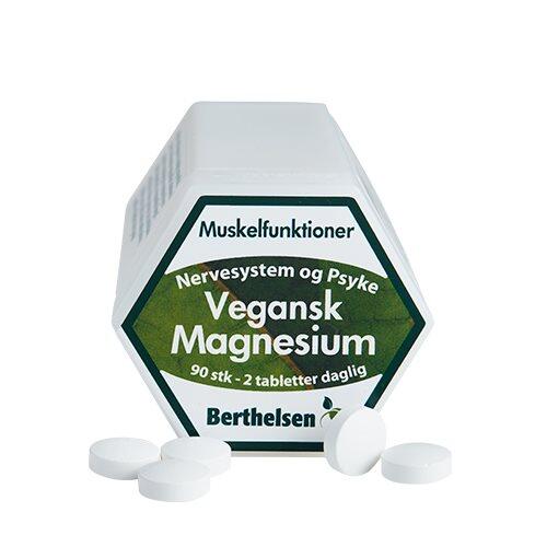 Berthelsen Magnesium Vegansk 90tab - REN velvære