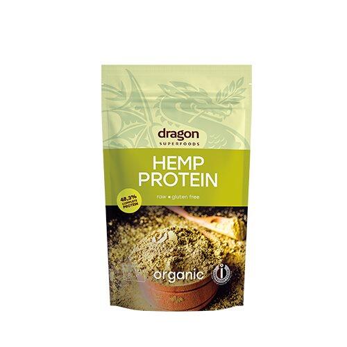Se Dragon Superfoods Hampe protein pulver Ø, 200g hos Ren-velvaereshop.dk