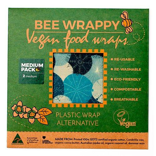 Billede af Bee Wrappy Vegan Food Wraps - 2 x medium
