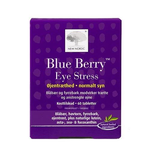 Billede af New Nordic Blue Berry Eye Stress, 60tab hos Ren-velvaereshop.dk