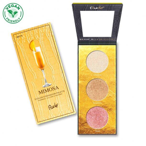 Billede af RUDE Cosmetics Cocktail Party - Highlight/Eyeshadow Palette - Mimosa