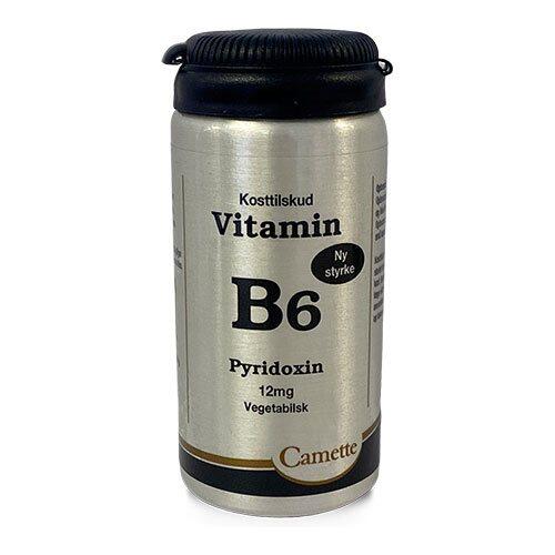 Se Camette B6 vitamin pyridoxin 12mg, 90tab hos Ren-velvaereshop.dk