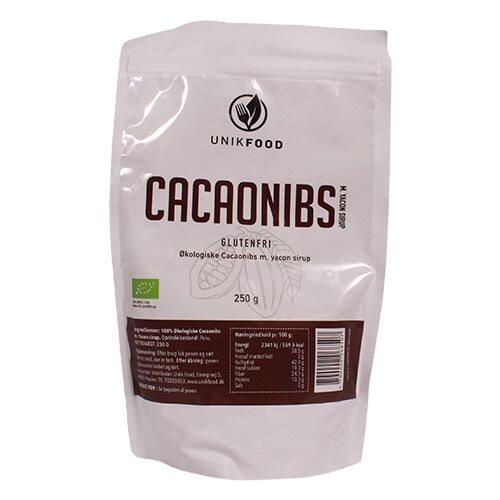 Se Diet-food Cacaonibs m. yacon sirup Ø, 250g hos Ren-velvaereshop.dk