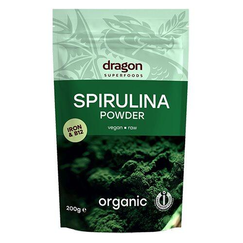 Billede af Dragon Superfoods Spirulina pulver Ø - Dragon Foods, 200g