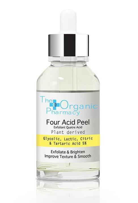 Se The Organic Pharmacy Four Acid Peel Serum, 30ml. hos Ren-velvaereshop.dk