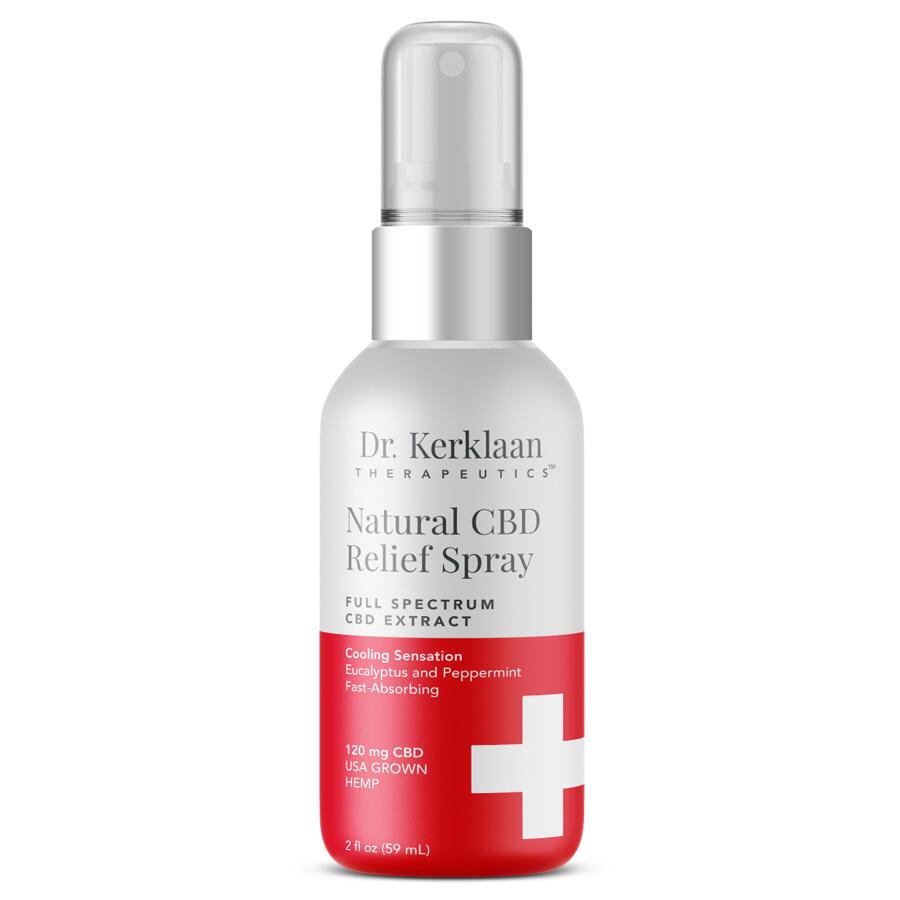 Se Dr. Kerklaan Therapeutics Natural CBD Relief Spray, 59ml. hos Ren-velvaereshop.dk