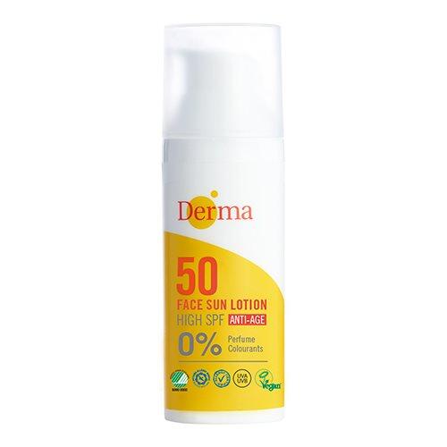 Billede af Derma solcreme ansigt SPF 50, 50ml.