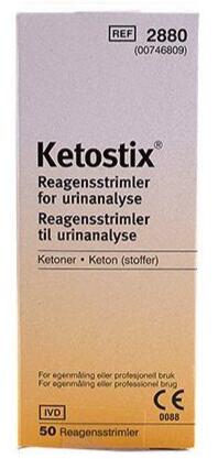 Ketostix Indholder 50 stk. - 1 pakke