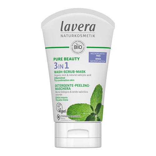 Billede af Lavera Pure Beauty 3 in 1 Wash-Scrub-Mask, 125ml.