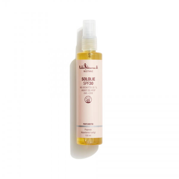Pudderdåserne s Sololie Spf 30 150 ml - REN velvære