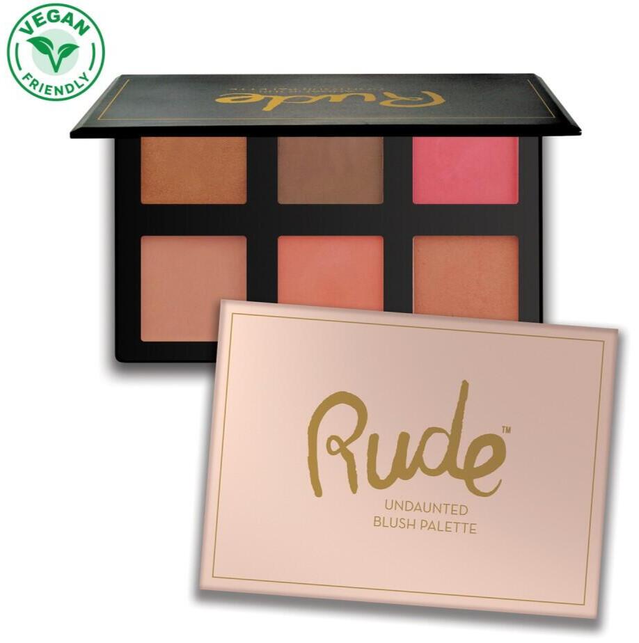 Billede af RUDE Cosmetics Blush Palette, Undaunted, 18g. hos Ren-velvaereshop.dk