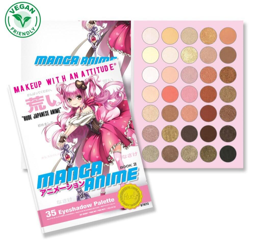 Billede af RUDE Cosmetics Eyeshadow Palette "Manga Anime" hos Ren-velvaereshop.dk