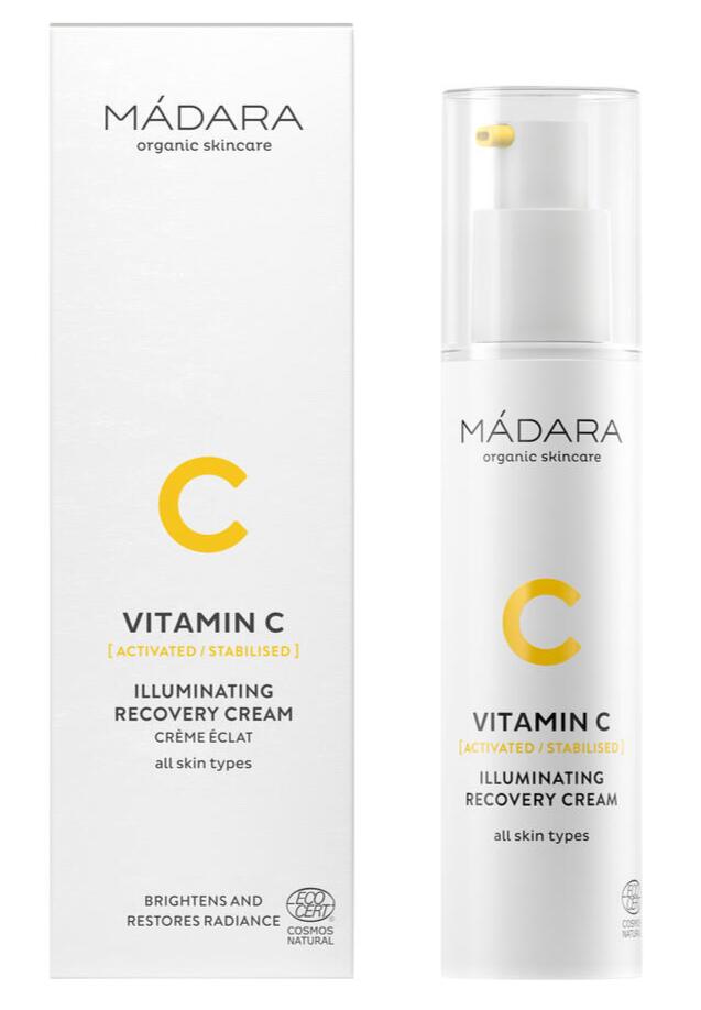 Billede af Mádara Vitamin C Illuminating Recovery Cream, 50ml. hos Ren-velvaereshop.dk