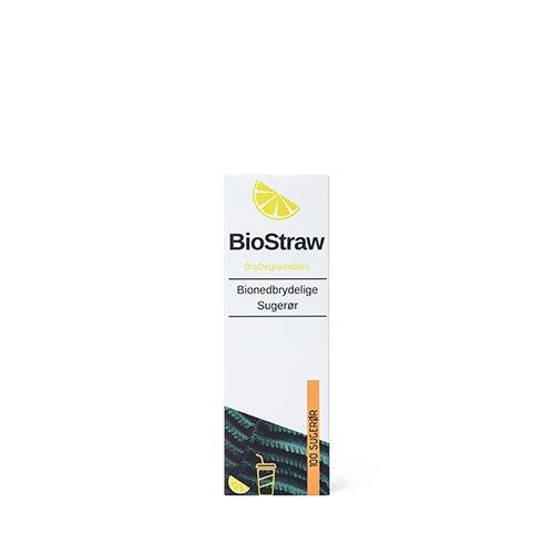 Billede af BioStraw, Bionedbrydelige sugerør 100 stk