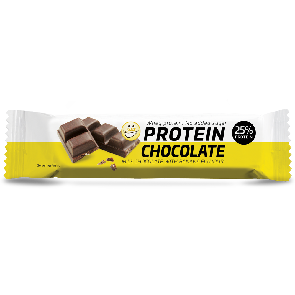 EASIS Protein chokolade med banansmag 1 stk.