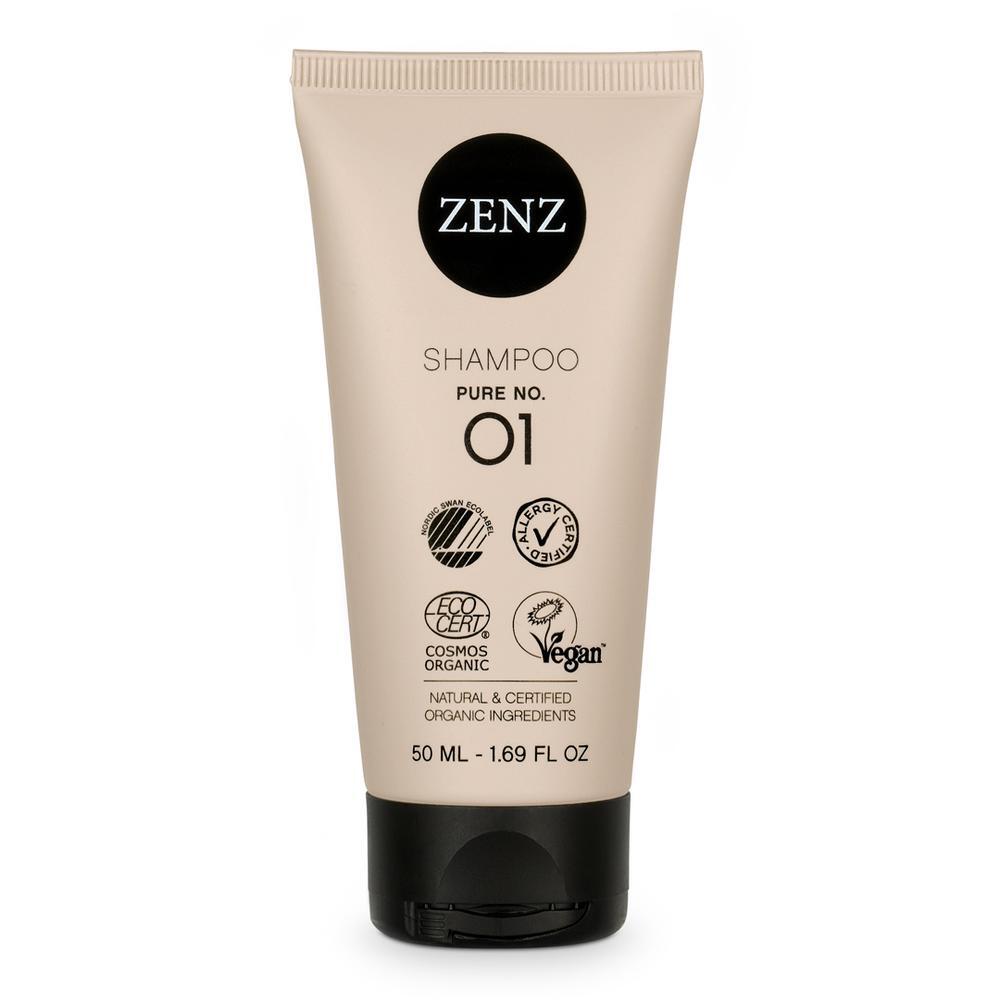 Billede af Zenz Organic Shampoo Pure No. 01 - Version 2.0, 50ml. hos Ren-velvaereshop.dk