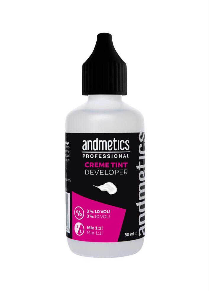 Billede af Andmetics cremet opblandingsmiddel til bryn- og vippefarve, 50ml.