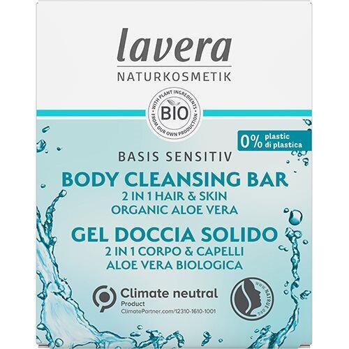 Billede af Lavera Body Cleansing Bar 2in1 - Basis Sensitiv, 50g.
