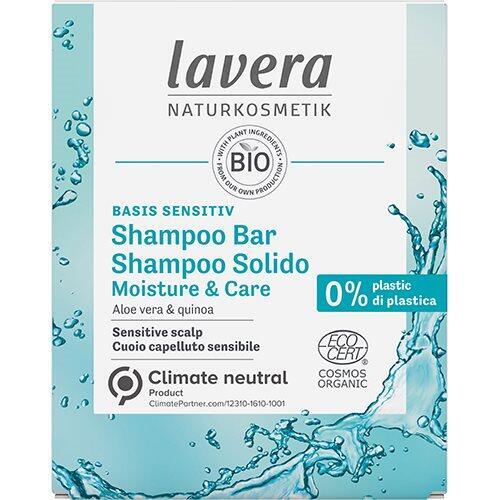 Billede af Lavera Shampoo Bar Moisture & Care - Basis Sensitiv, 50g. hos Ren-velvaereshop.dk