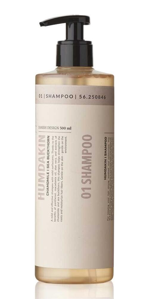 Humdakin Shampoo 01 Kamille og havtorn, 500ml.