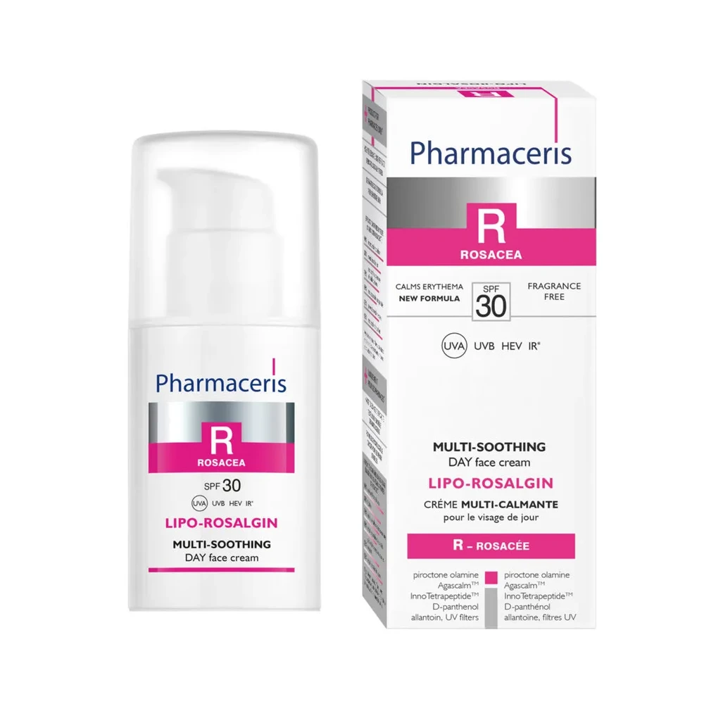 Pharmaceris R LIPO-ROSALGIN Meget beroligende ansigtscreme SPF30, 30ml.