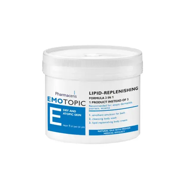Billede af Pharmaceris E Emotopic Lipid Fornyet Formular Med 3-I-1 Produkt. 1 Produkt Frem For 3 Cremer Til Badning, Vask Og Pleje, 500ml