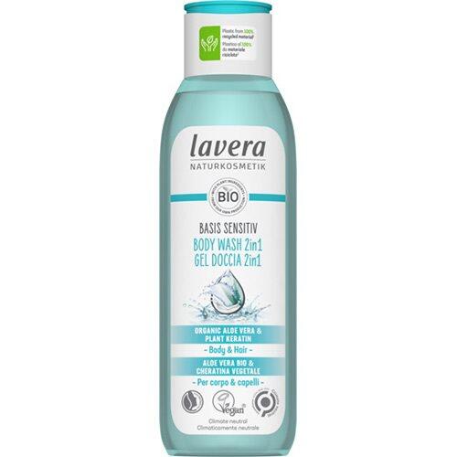 Billede af Lavera Body Wash 2in1 basis sensitiv, 250ml hos Ren-velvaereshop.dk