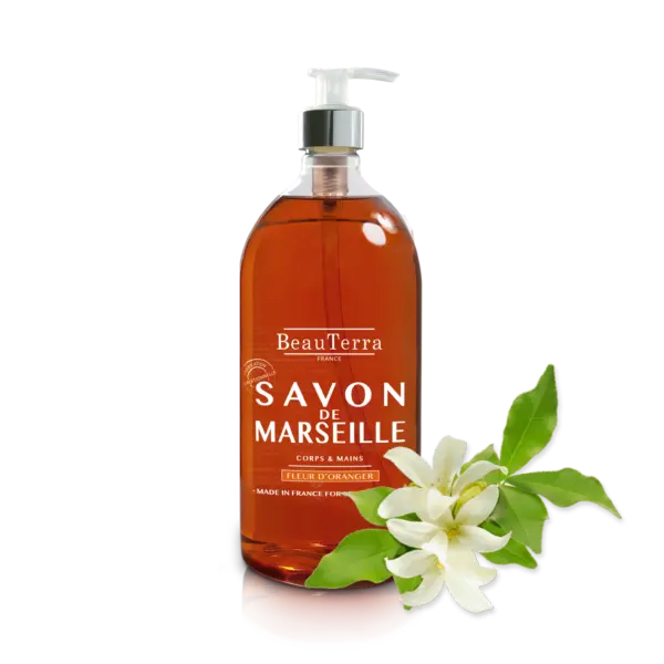 Billede af Beau Terra Marseille Liquid Soap - Orange Blossom, 1000ml