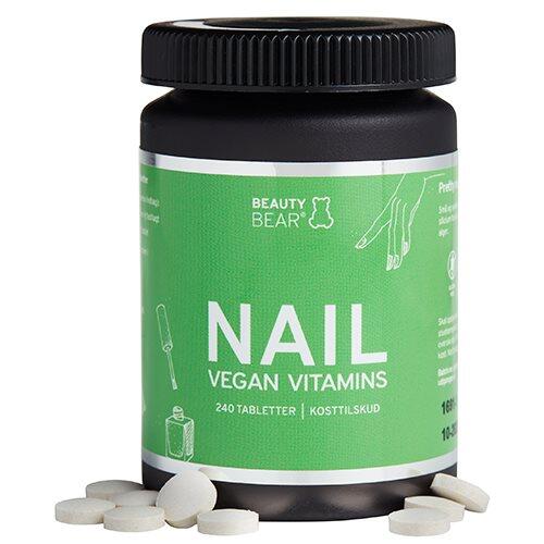 Billede af Beauty Bear Nail vitamin tabletter, 240tab hos Ren-velvaereshop.dk