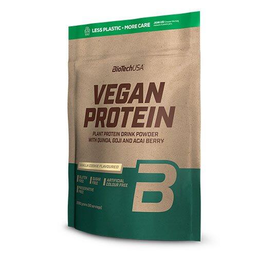 Billede af BioTech Vegan Protein pulver Vanilla Cookies, 500g.