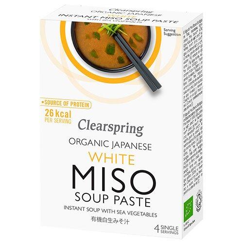 Billede af Clearspring Miso Soup Paste hvid Ø m. tang 4x15g, 60g