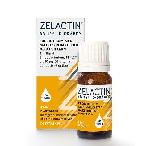 Zelactin d-dråber m/bb-12, 8ml