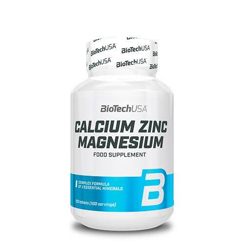 Billede af BioTech Calcium Zinc Magnesium, 100tab
