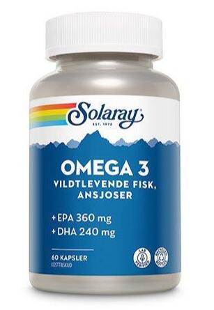 Se Solaray Omega 3, 60kaps. hos Ren-velvaereshop.dk