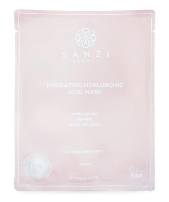 Billede af Sanzi Beauty Hydrating Hyaluronic Acid Mask, 1stk, 25ml. hos Ren-velvaereshop.dk
