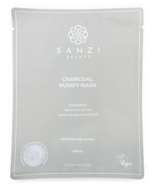 Billede af Sanzi Beauty Charcoal Purify Mask, 1stk, 25ml.
