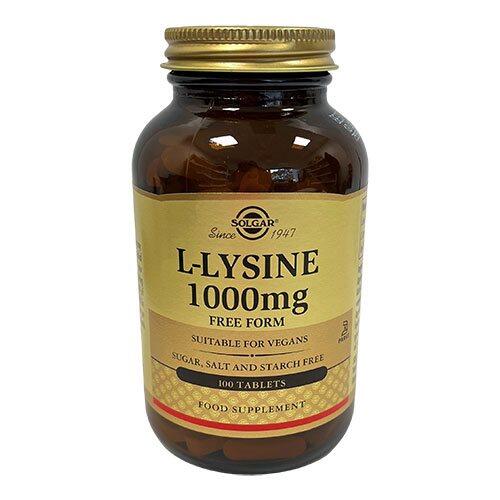 Solgar Nordic Solgar L-lysine 100tab 1000 mg - REN velvære