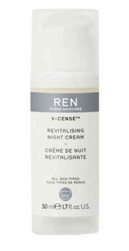 Se REN Skincare V-Cense Revitalising Night Cream 50 ml hos Ren-velvaereshop.dk
