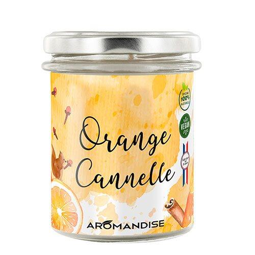Se Aromandise Sojalys Orange Cinnamon hos Ren-velvaereshop.dk
