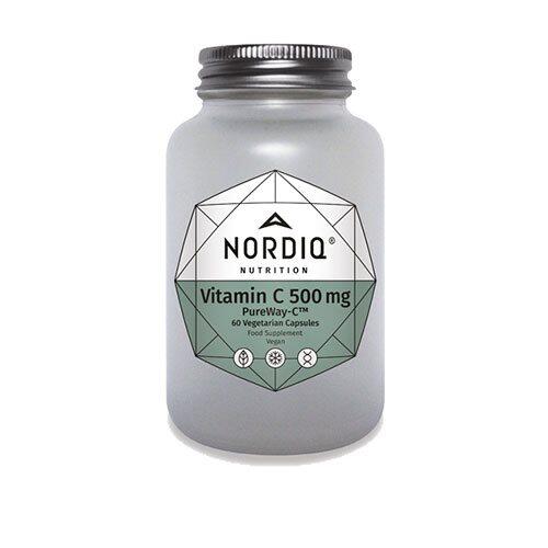 Se Nordiq Pureway-C 500 mg, 60kap hos Ren-velvaereshop.dk