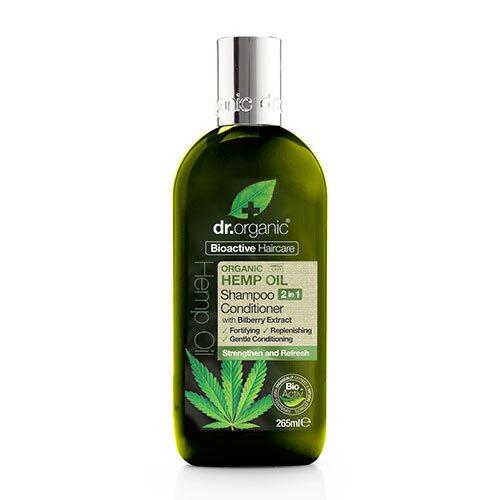 Se Dr. Organic Shampoo & Conditioner Hemp oil (265 ml) hos Ren-velvaereshop.dk